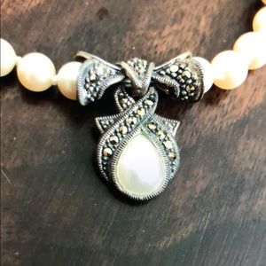 Marcasite sterling necklace from Ann Taylor